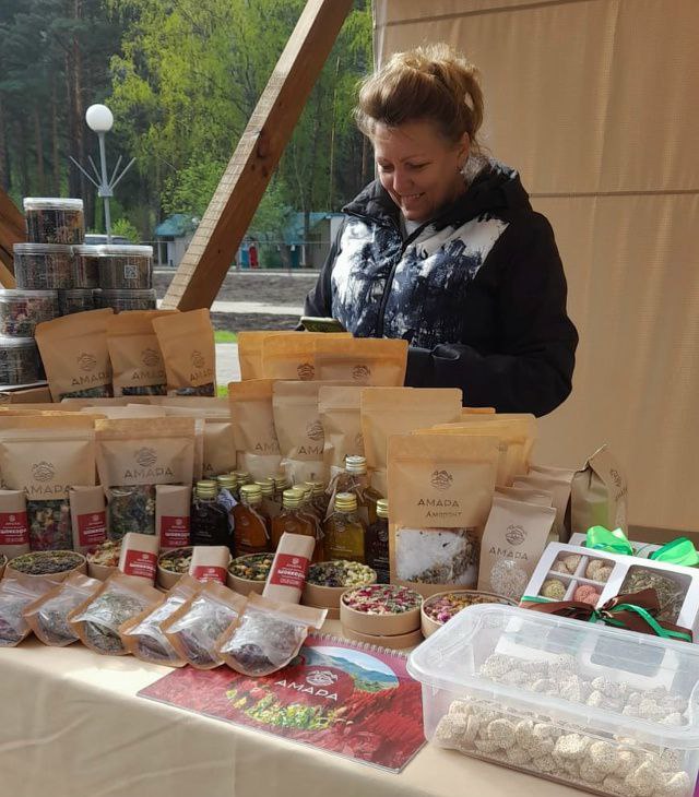 Марина Прокопенко на выставке сельхозпродукции Марина Прокопенко на выставке сельхозпродукции